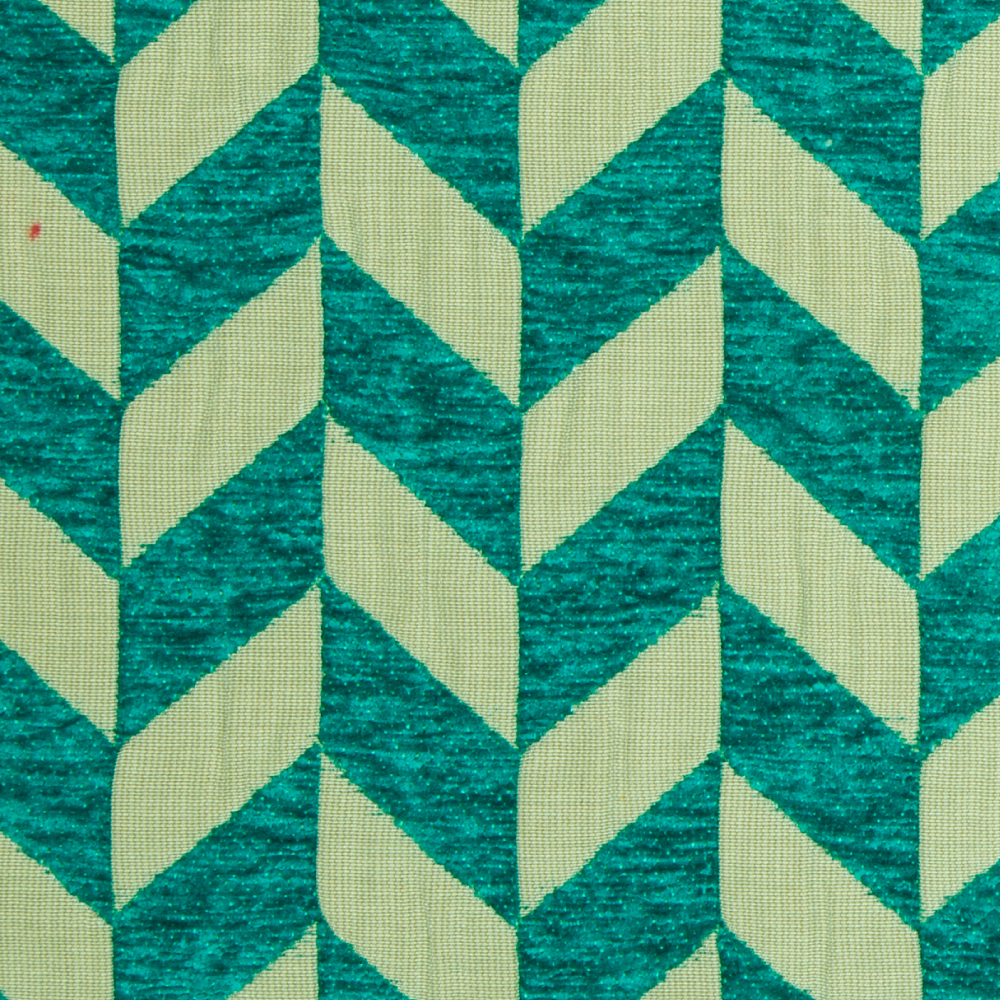 Santorini Collection: Diagonal Stripe Pattern Polyester Upholstery Fabric; 140cm, Blue 1