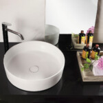 Tapis: Countertop Washbasin; (40x40x14)cm, White