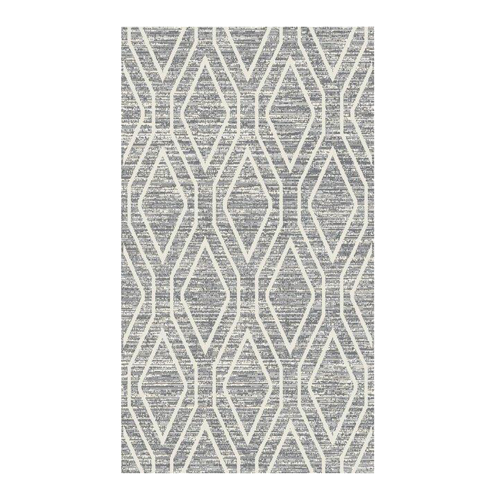 Eryun Hali: Diamond Patterned Carpet Rug; (100×200)cm, Grey 1