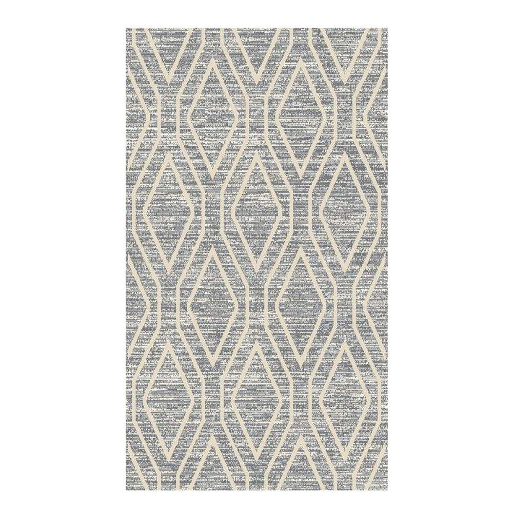 Eryun Hali: Diamond Patterned Carpet Rug; (100×200)cm, Grey 1