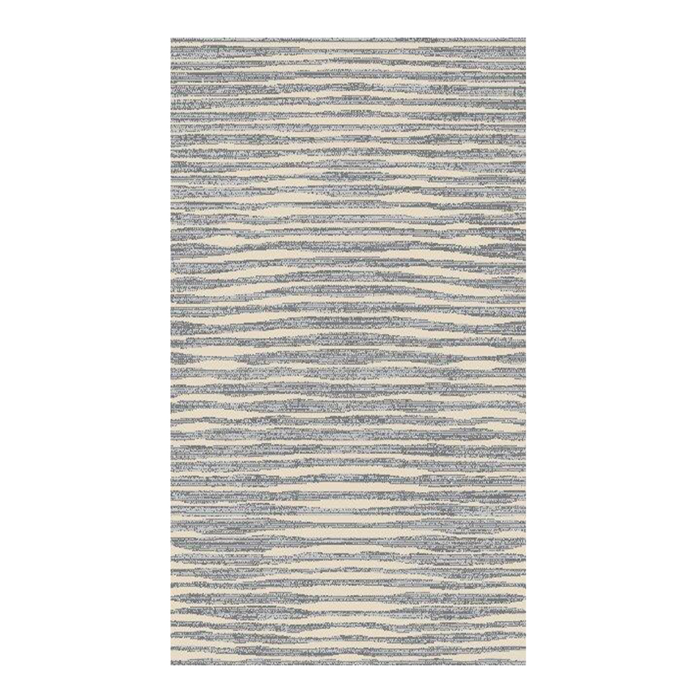 Eryun Hali: Wavy Patterned Carpet Rug; (100×200)cm, Grey 1