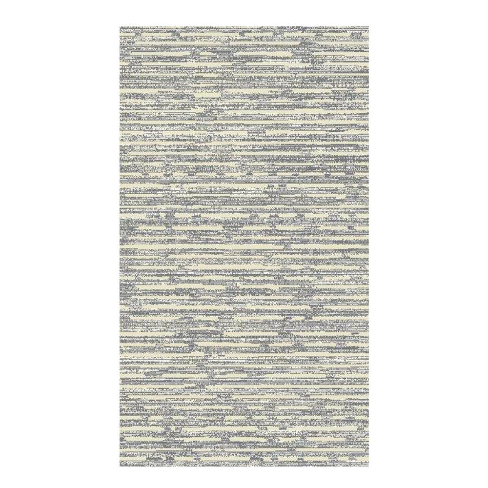 Eryun Hali: Striped Patterned Carpet Rug; (100×200)cm, Grey/Yellow 1
