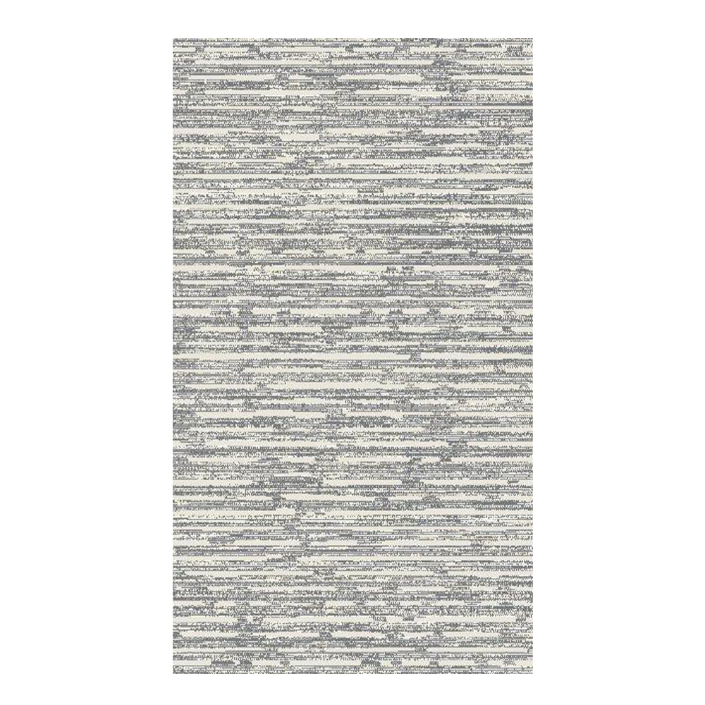 Eryun Hali: Striped Patterned Carpet Rug; (160×230)cm, Grey/Cream 1