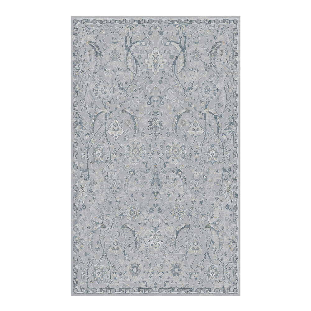 Lysandra : Dresden Floral Carpet  Rug; (200×290)cm, Grey 1