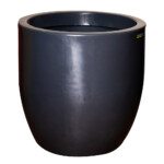 Top Planter: Round Planter (code:04); (76 x 76 H)cm, Charcoal Grey