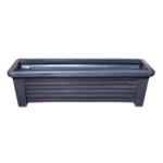 Top Planter: Rectangular Planter (code:05); (106 x 37 x 30.5 H)cm, Charcoal Grey