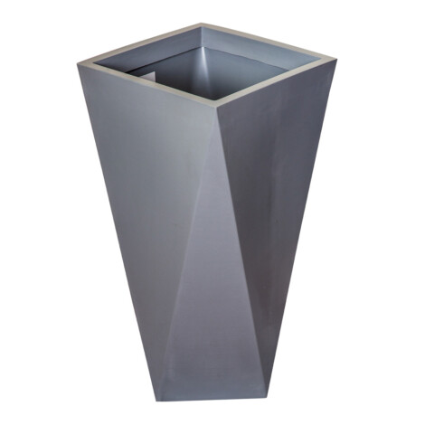 Top Planter: Tall Tapered Planter (code:07); (39 x 76 H)cm, Grey 1