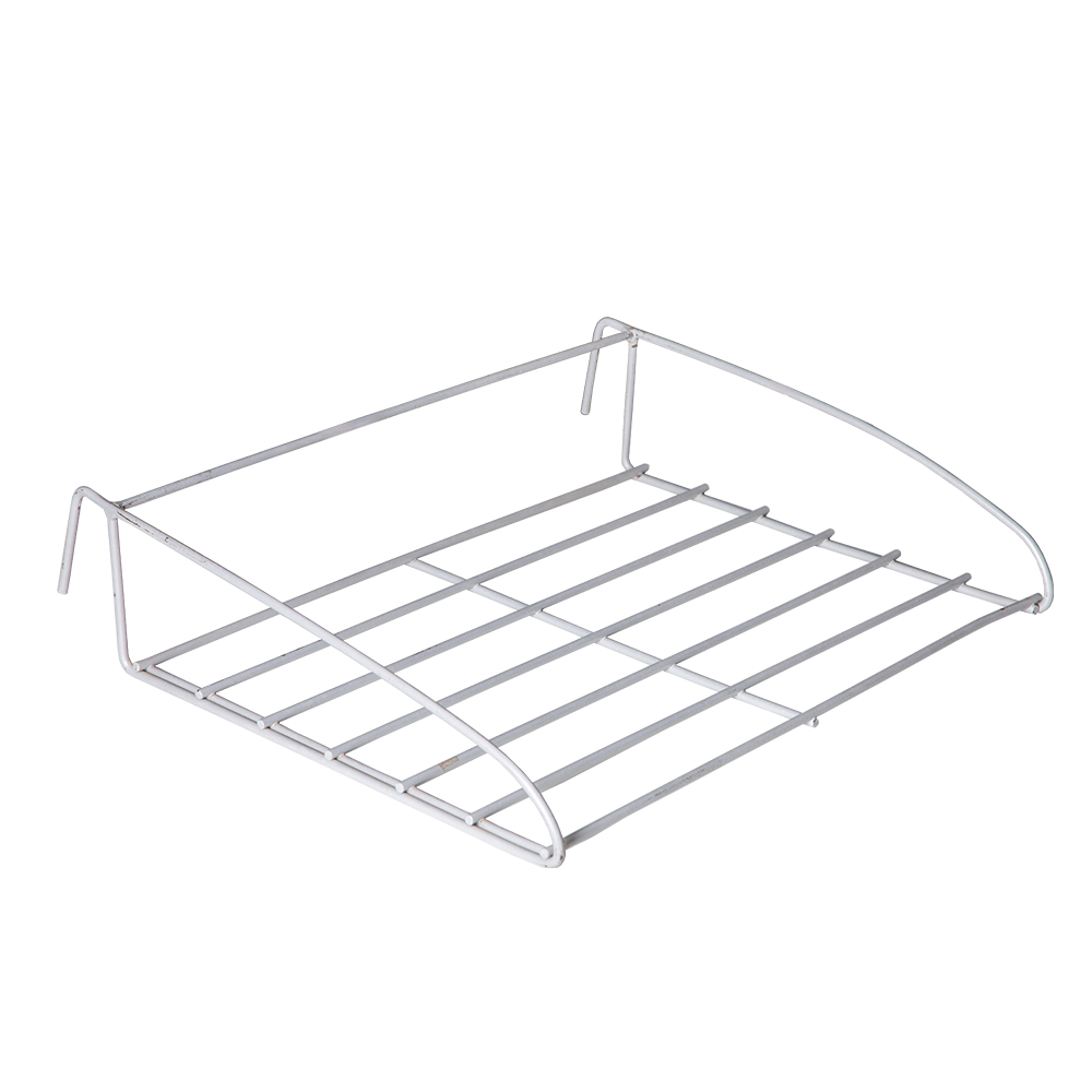 Open Metal Shelf; (390x300x100)mm, White 1