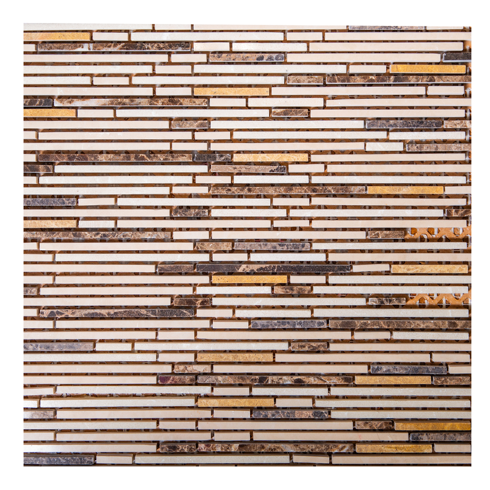 WS097: Stone Mosaic Tile; (30.0×30
