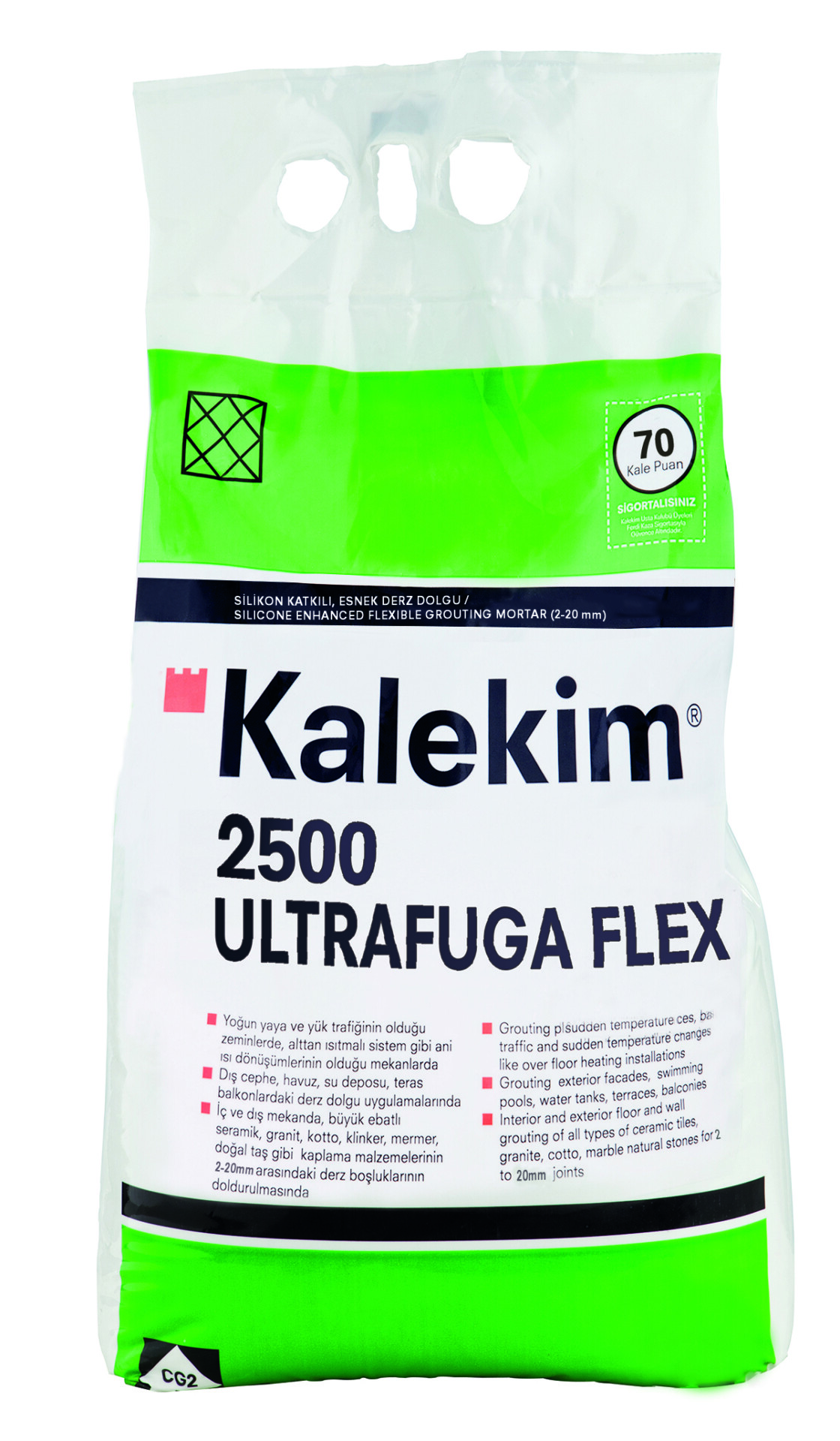 Kalekim: Fuga/Ultra Fuga Tile Grout: Black, 5kg bag 1