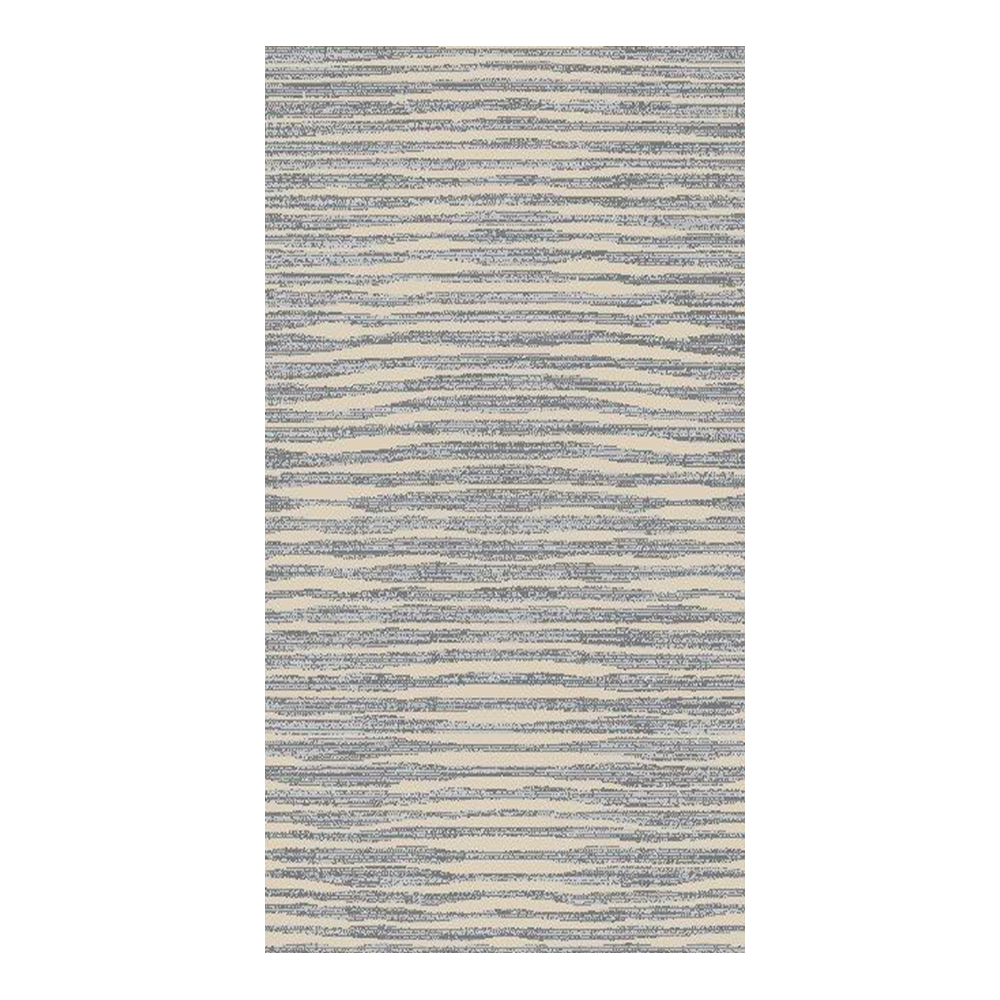 Eryun Hali: Striped Patterned  Carpet Rug; (200×290)cm, Grey/Cream 1