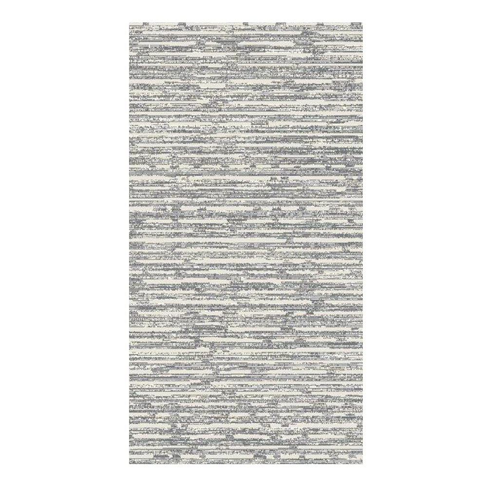 Eryun Hali: Striped Patterned Carpet Rug; (200×290)cm, Grey/White 1