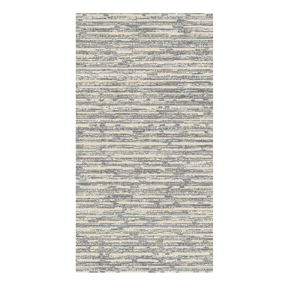 Eryun Hali: Striped Patterned Carpet Rug; (200×290)cm, Grey/Beige 1