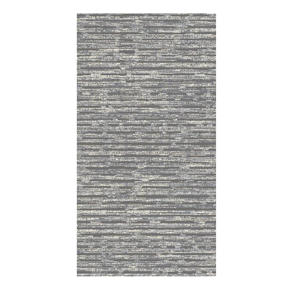 Eryun Hali: Striped Patterned Carpet Rug; ( 250×350)cm, Grey/Black 1