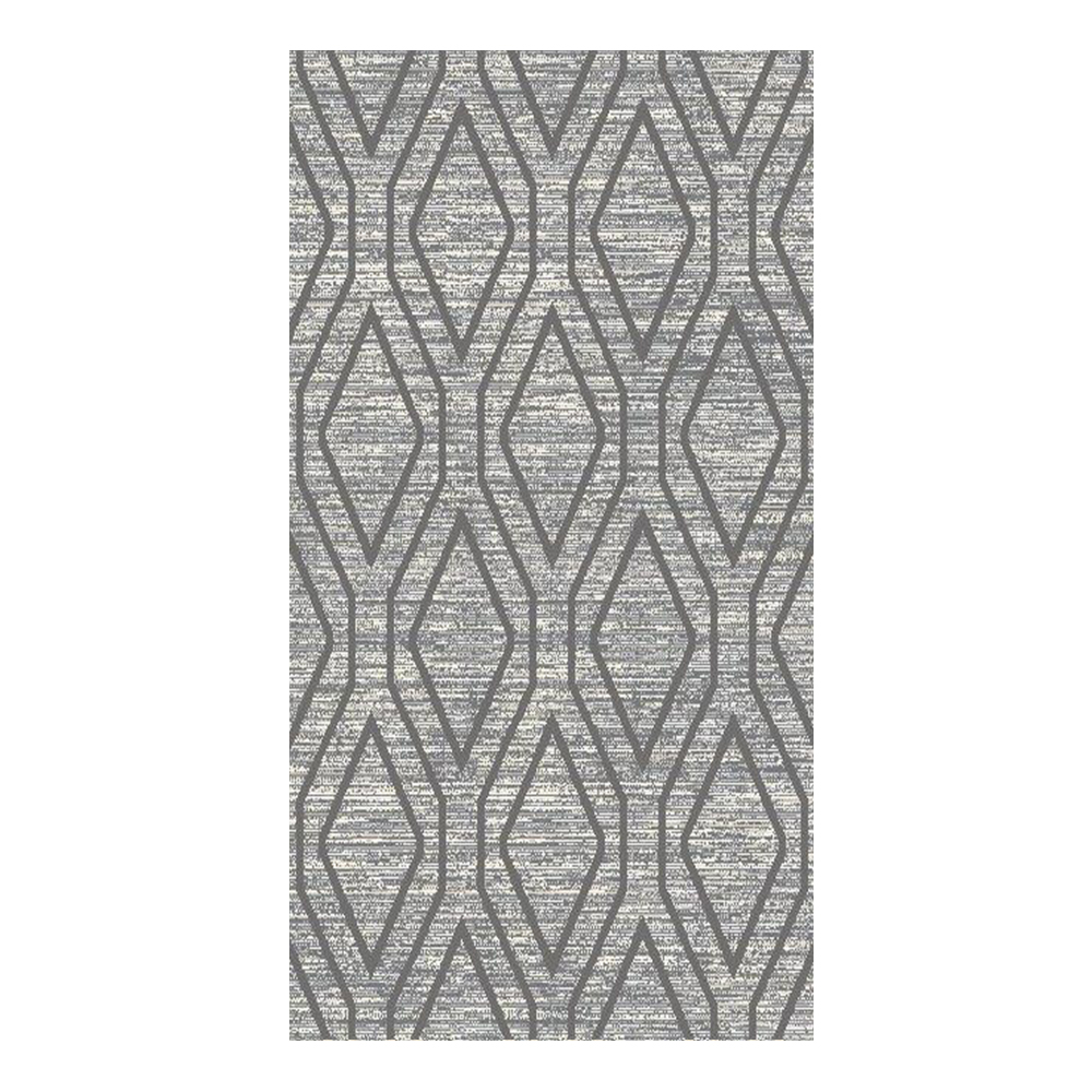 Eryun Hali: Diamond PatternedCarpet Rug; ( 250×350)cm, Grey/Black 1