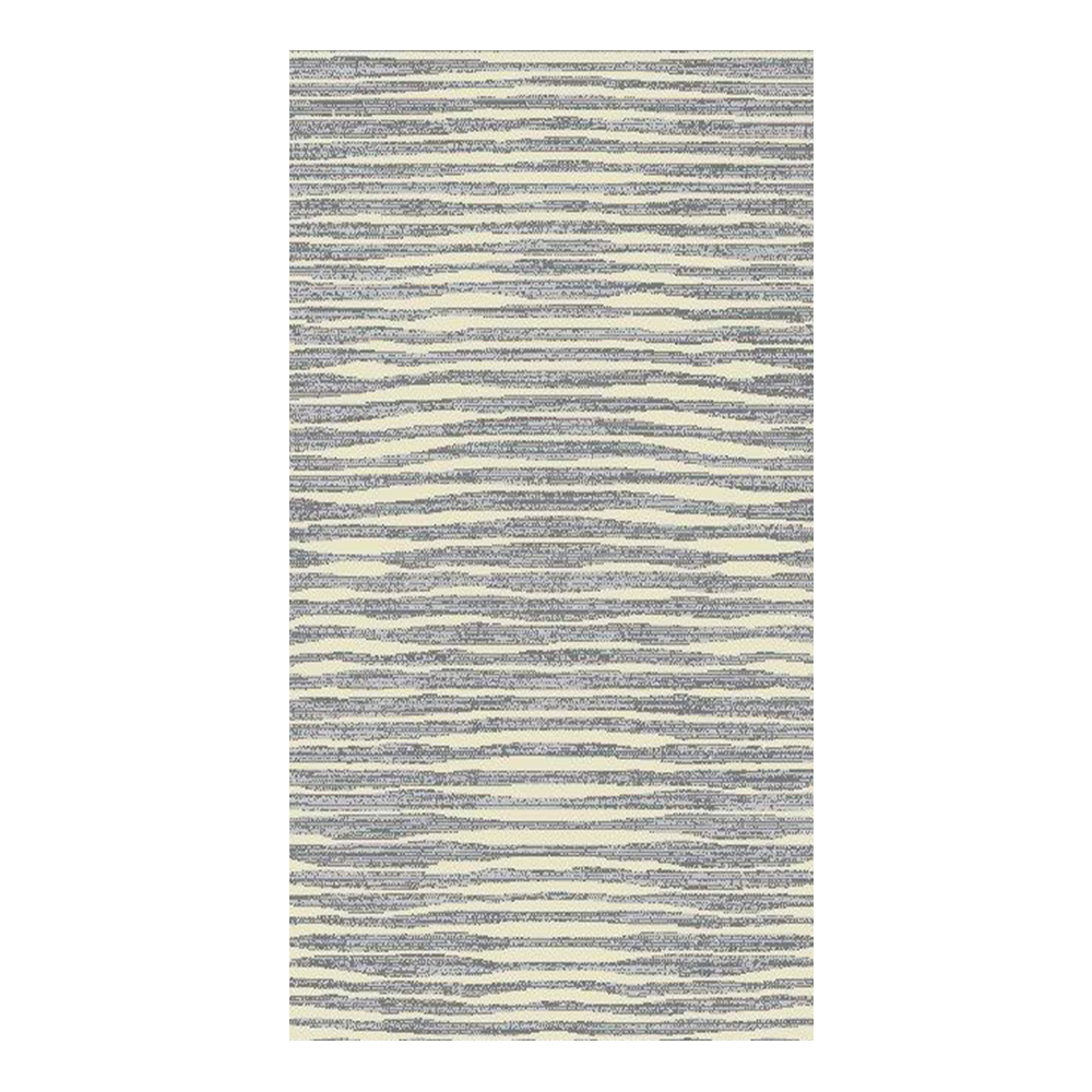 Eryun Hali: Striped Patterned Carpet Rug; (250×350)cm, Grey/Yellow 1