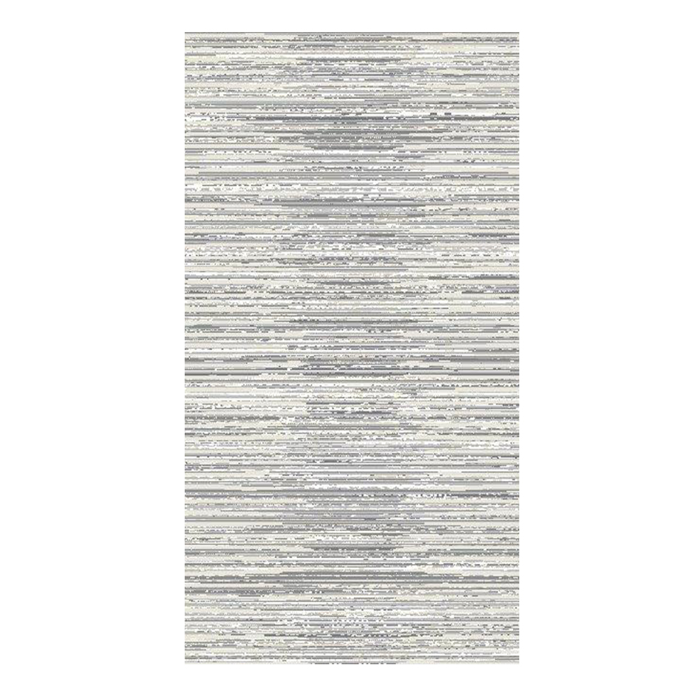 Eryun Hali: Striped Patterned Carpet Rug; (300×400)cm, Grey 1