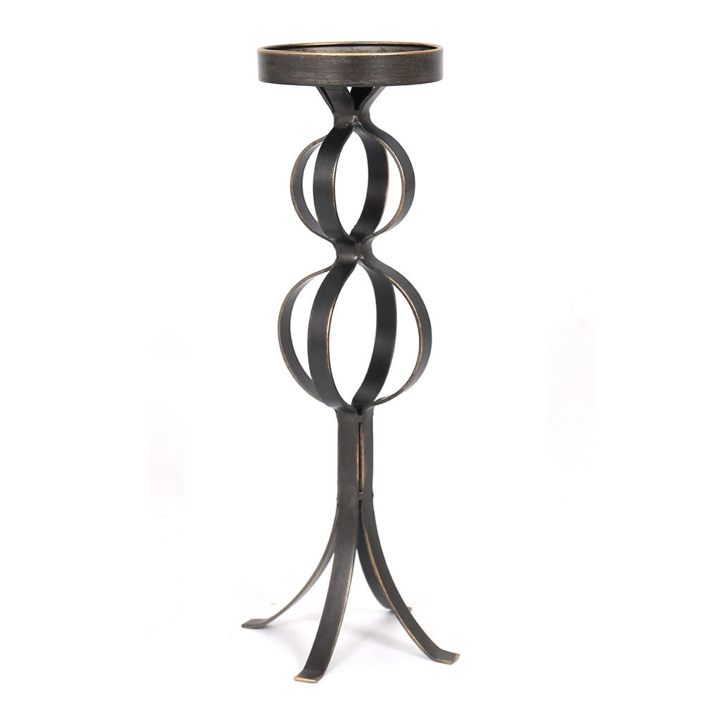 Home Broad: Metal Candle Holder; (Ф12×41)cm 1