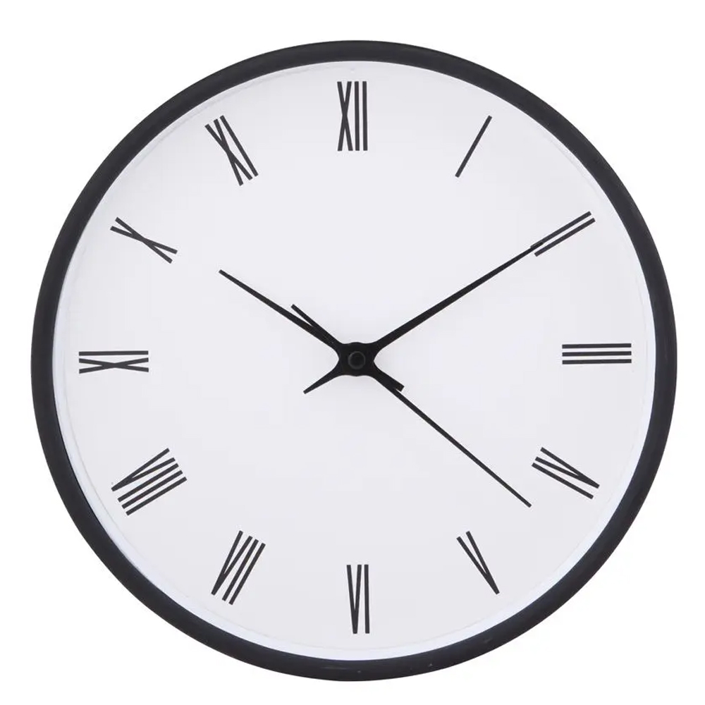 Quinto Round Wall Clock; (25.5×4.3×25