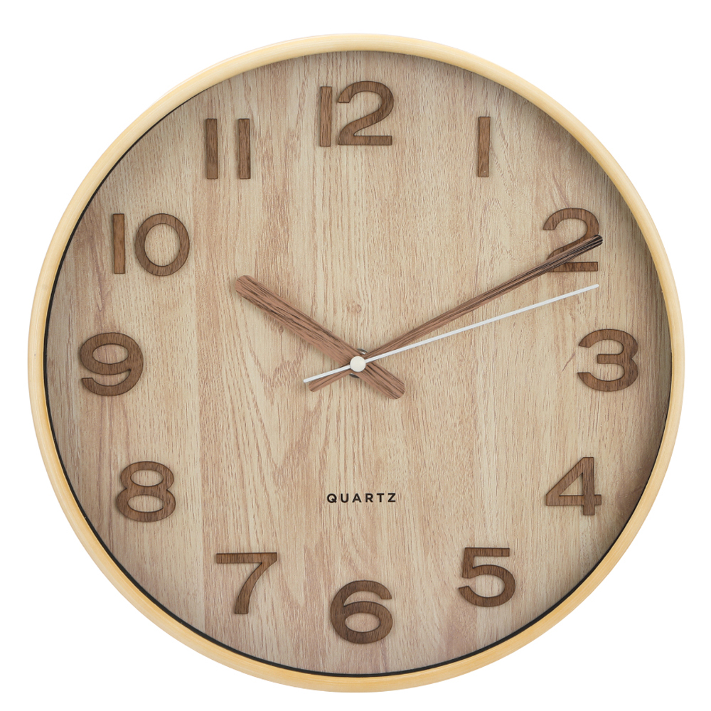 Kareny Round Wall Clock; (30.1x4x30