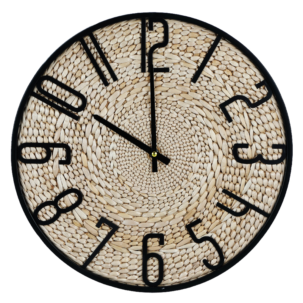 Cornnie Round Wall Clock; (40x5x40)cm,  Black 1