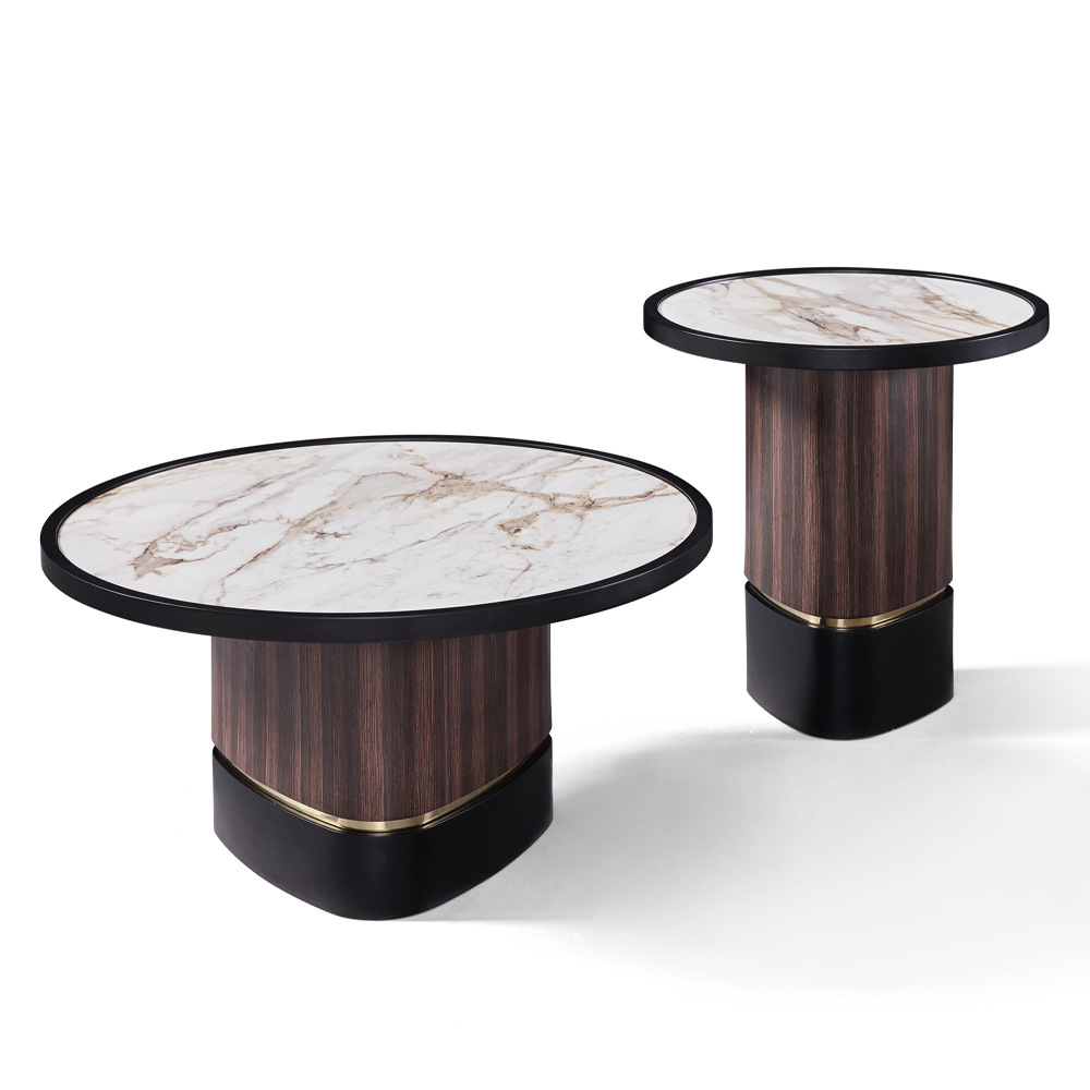 Coffee Table (0.8M) + End Table, (0