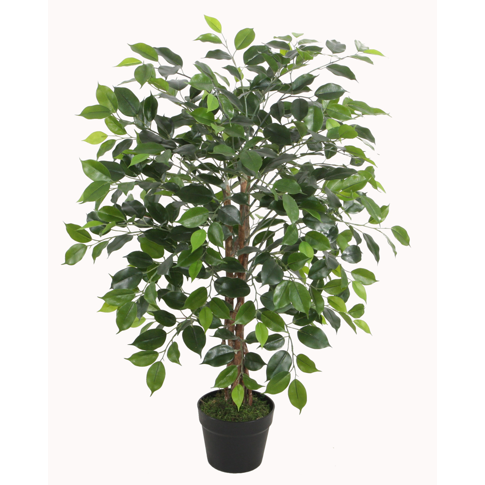 Wood Trunk Ficus Tree Decorative Potted Flower; 90cm 1