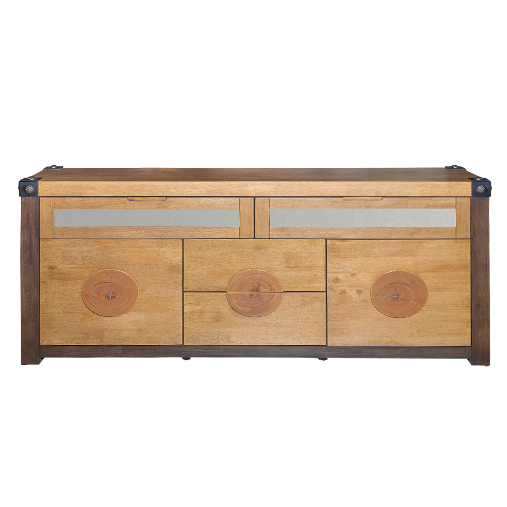 Buffet Cabinet; (180x45x85)cm, AntiqueGrey/LilyOak 1