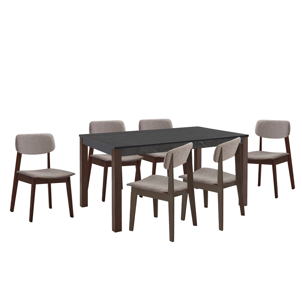 Dining Table -Wood Top; (150x90x74)cm 1