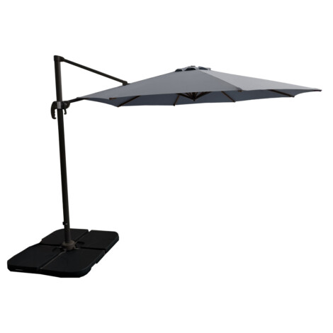 Garden Furniture: Mini Roma Cantilever Umbrella SU1003 with a Base; Single layer 1