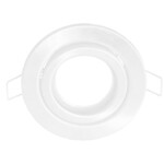 Square Tilt White Downlight, White