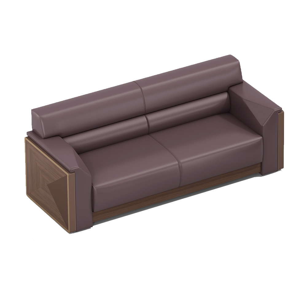 PU Office Sofa 3- Seater; (210x80x81