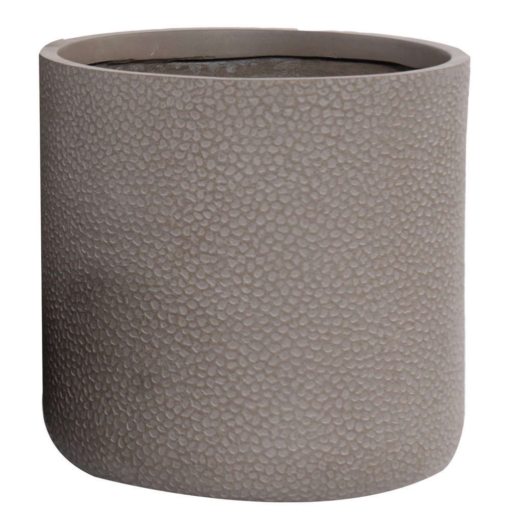 Fibre Clay Pot: Large; (36x36x36)cm, Taupe Wash 1