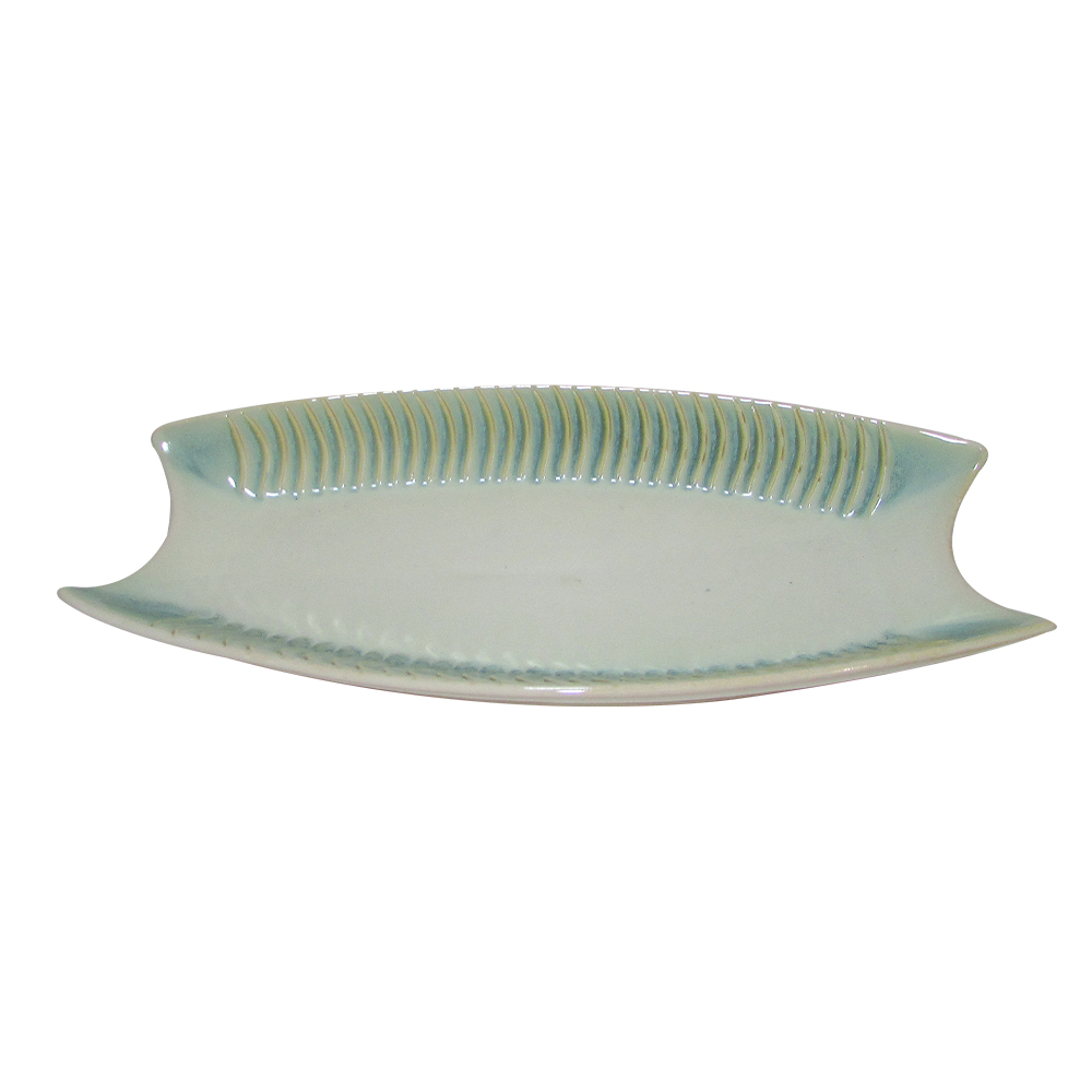 Decorative Ceramic Plate; (31x17x4