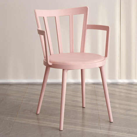 Relax Chair With Cushion And Arm Rest; (51x53.5x76)cm, Pink