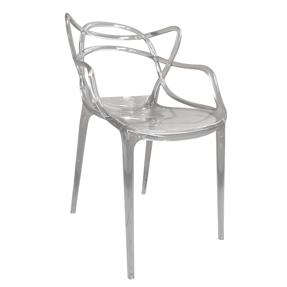 Plastic Relax Chair With Arm Rest; (55.5×53