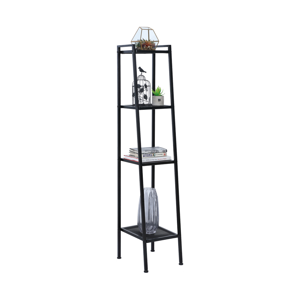 Kurt 4-Tier Storage Shelf; (40x35.4x147)cm, Black