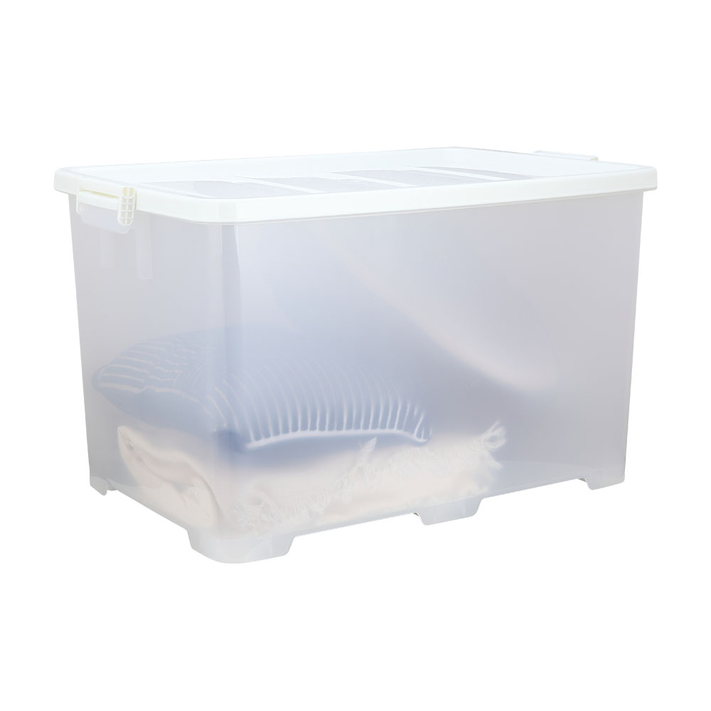 Hulk Storage Box With Wheels (100L); (47.3x72.9x42.8)cm, White