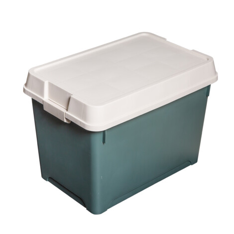 Hushkar Storage Box (60L); (60x40.5x42.5)cm,  Green/Light Grey