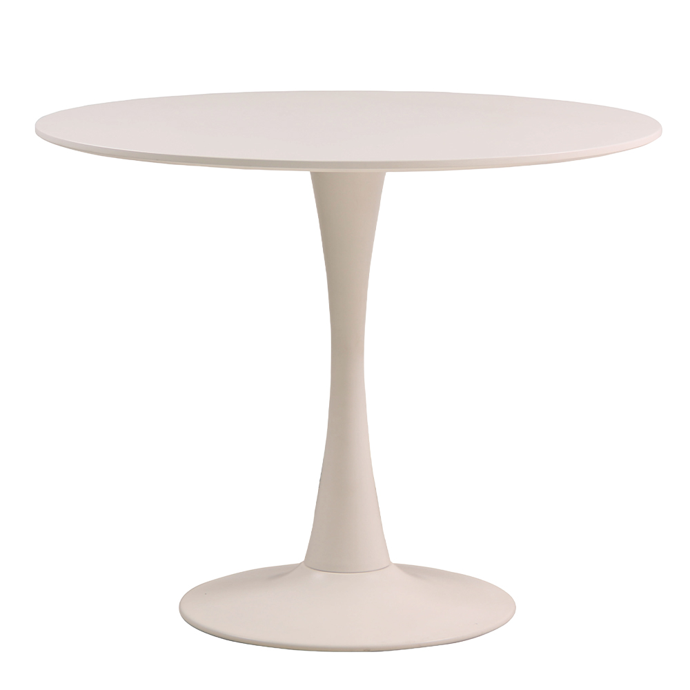 Steel Base For Round Dining Table, White 1