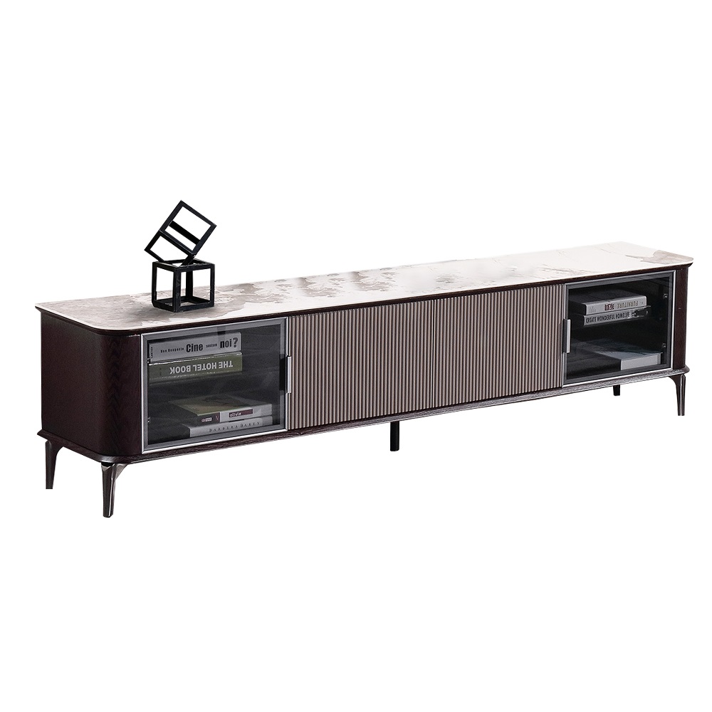 Victory: TV Cabinet; (200x42x50)cm, Brown 1