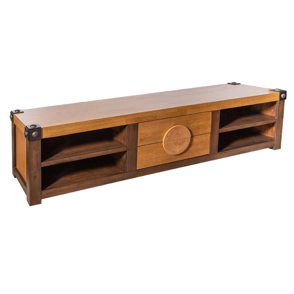 Wooden TV Cabinet; (200x45x50)cm, LilyOak