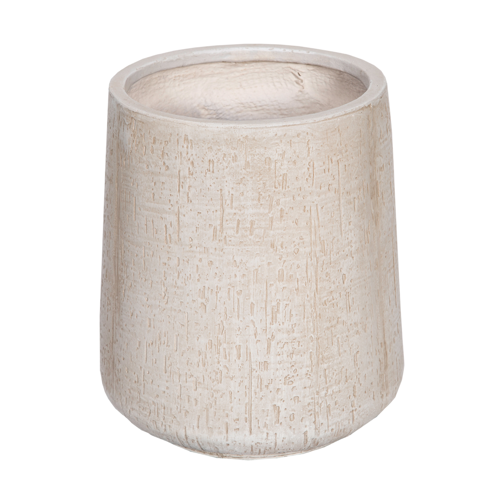 Fibre clay pot Round small, (27.5×27