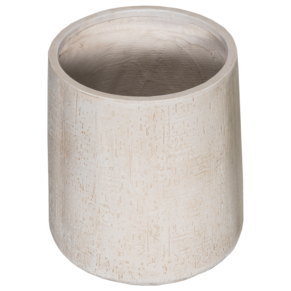 Fibre clay pot Round medium, (37x37x41.5)cm