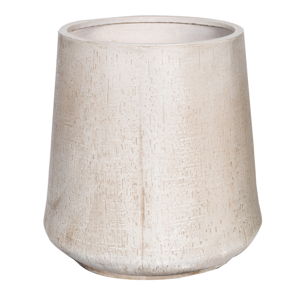 Fibre clay pot Round large, (55x55x55)cm 1