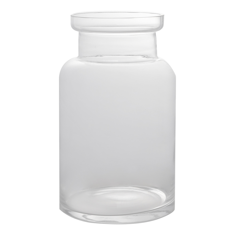 Domus: Clear Glass Vase; 30cm 1
