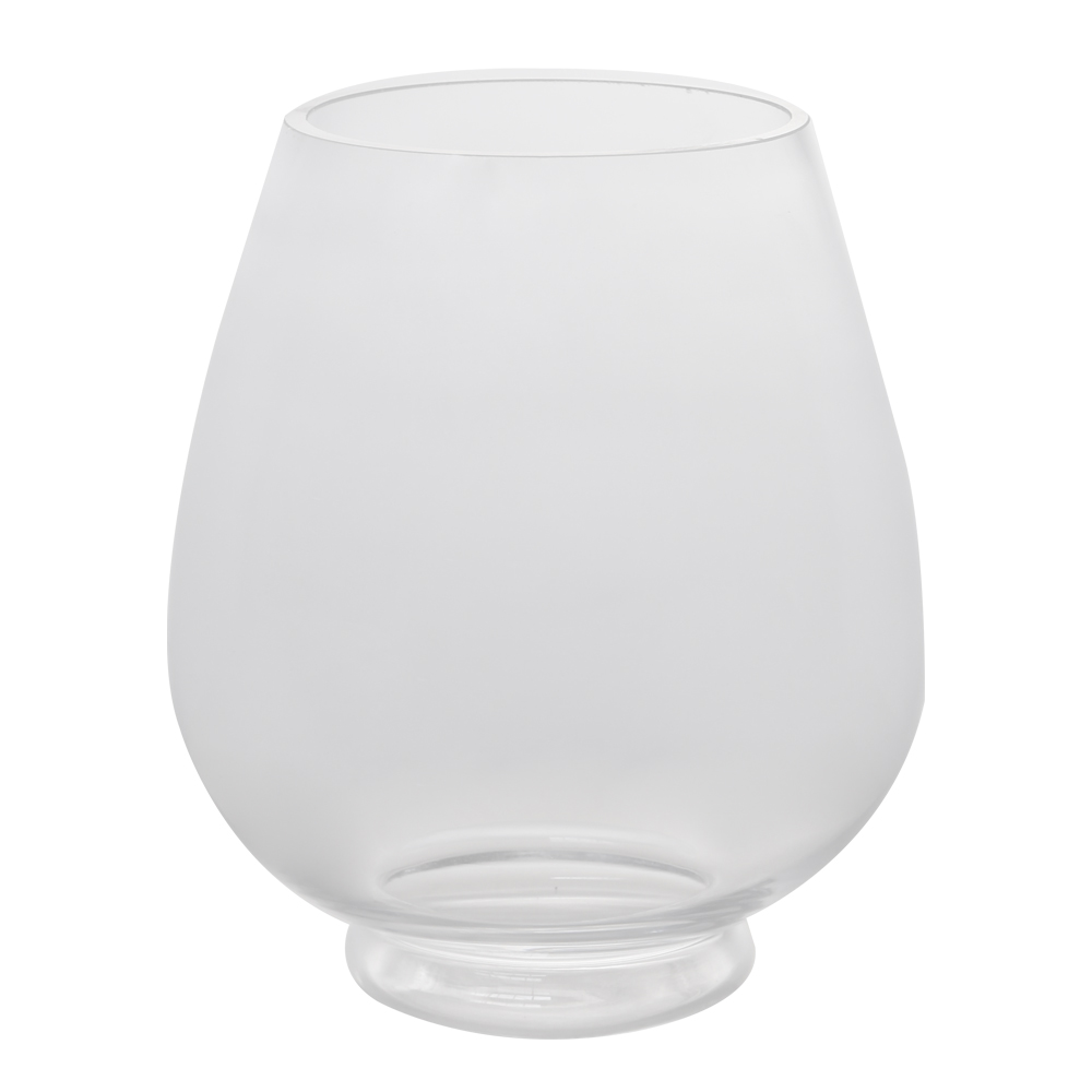 Domus: Clear Glass Vase; 20cm 1