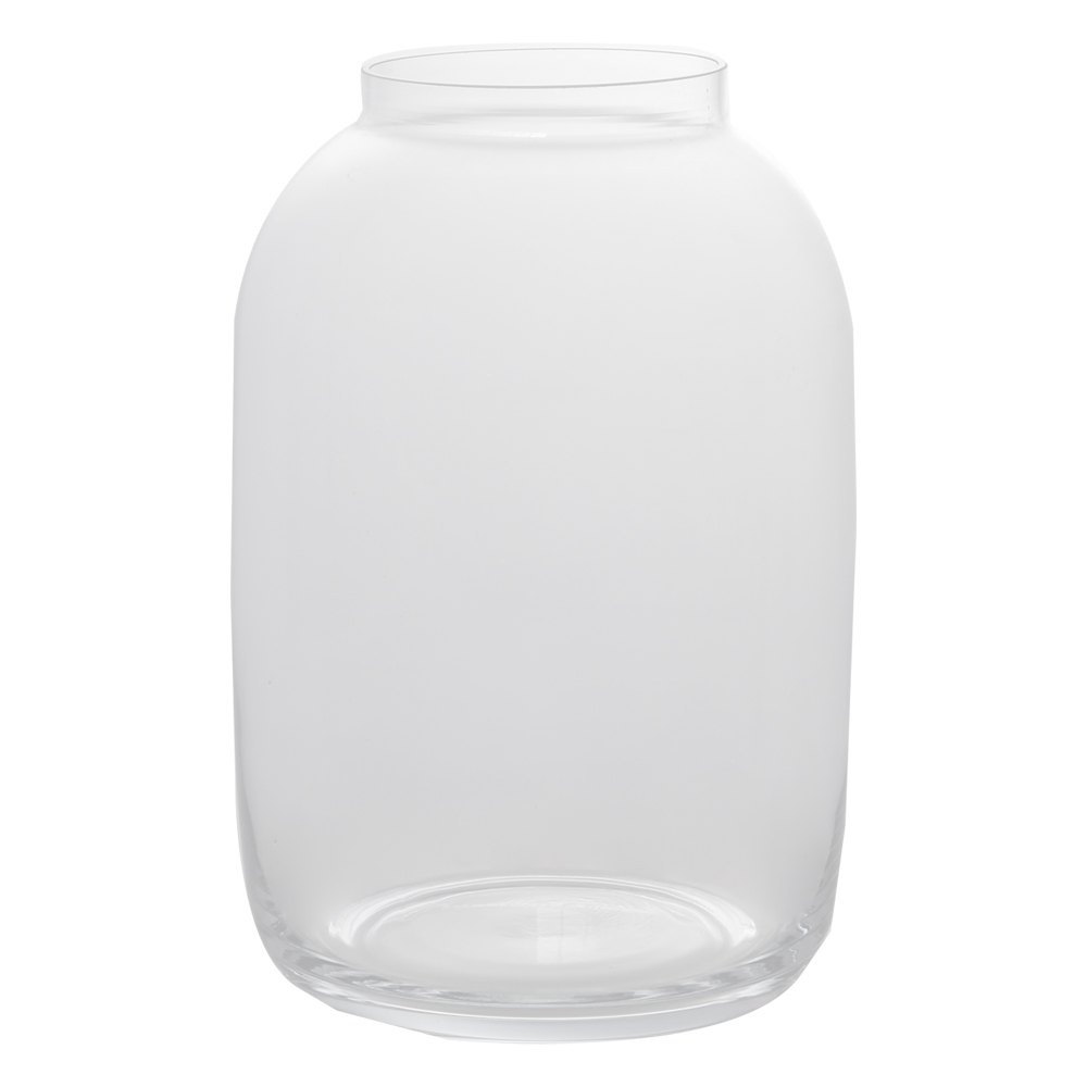 Domus: Clear Glass Vase; 31cm 1