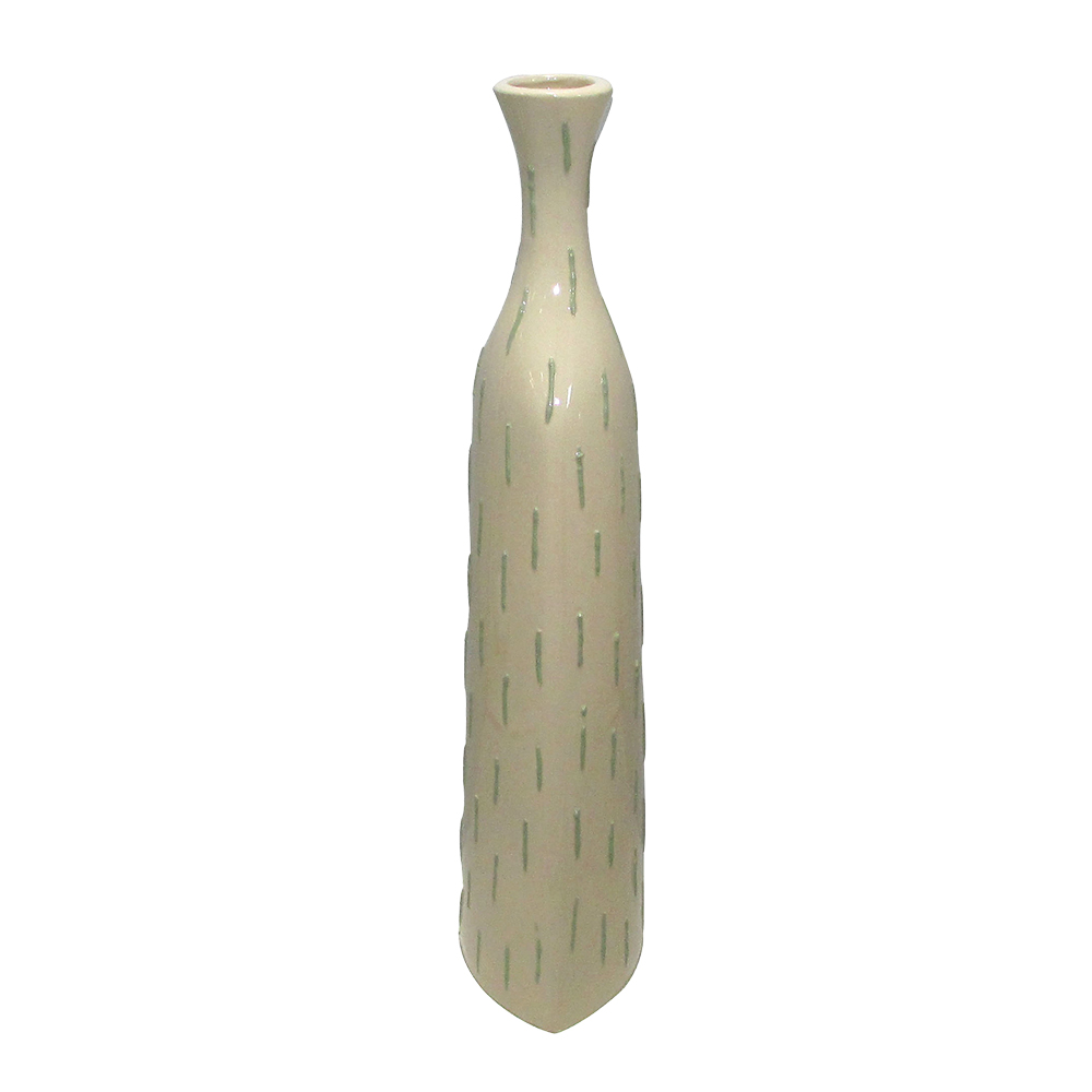 Decorative Ceramic Vase; (13x13x60)cm 1