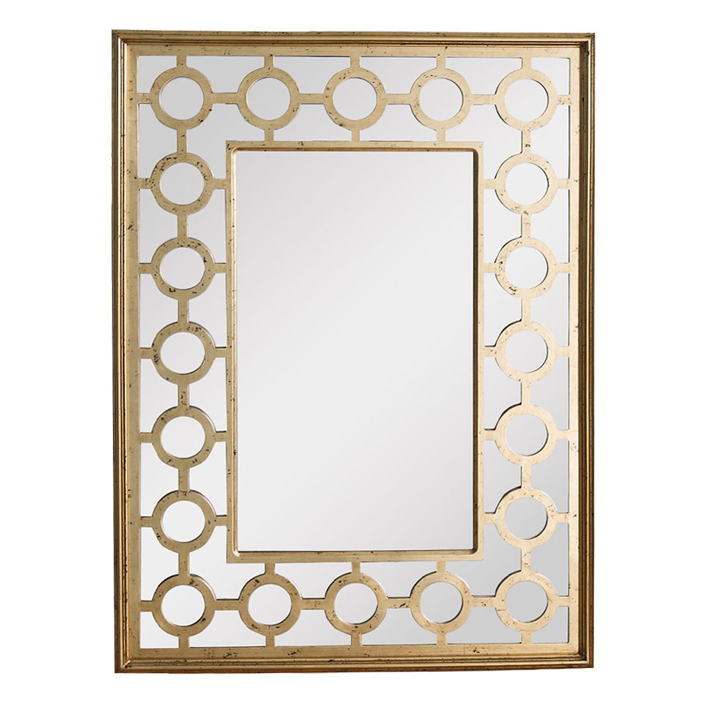 Decorative Wall Mirror With Frame; (114x84x3